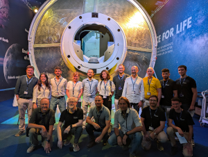 Team di LiW-at-Space team all'evento finale del progetto